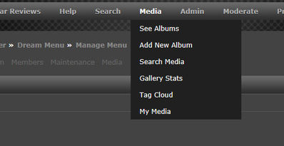Media button menu
